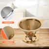 Reusable Coffee Filter Holder Versatile Double Layer Stainless Steel Coffee Tea Strainer Coffee Accessories Coffee Making Tool