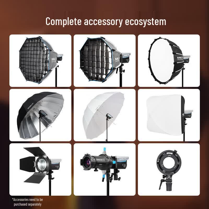 Светодиодный видеосвет NANLITE FC-120B с регулировкой цветовой температуры