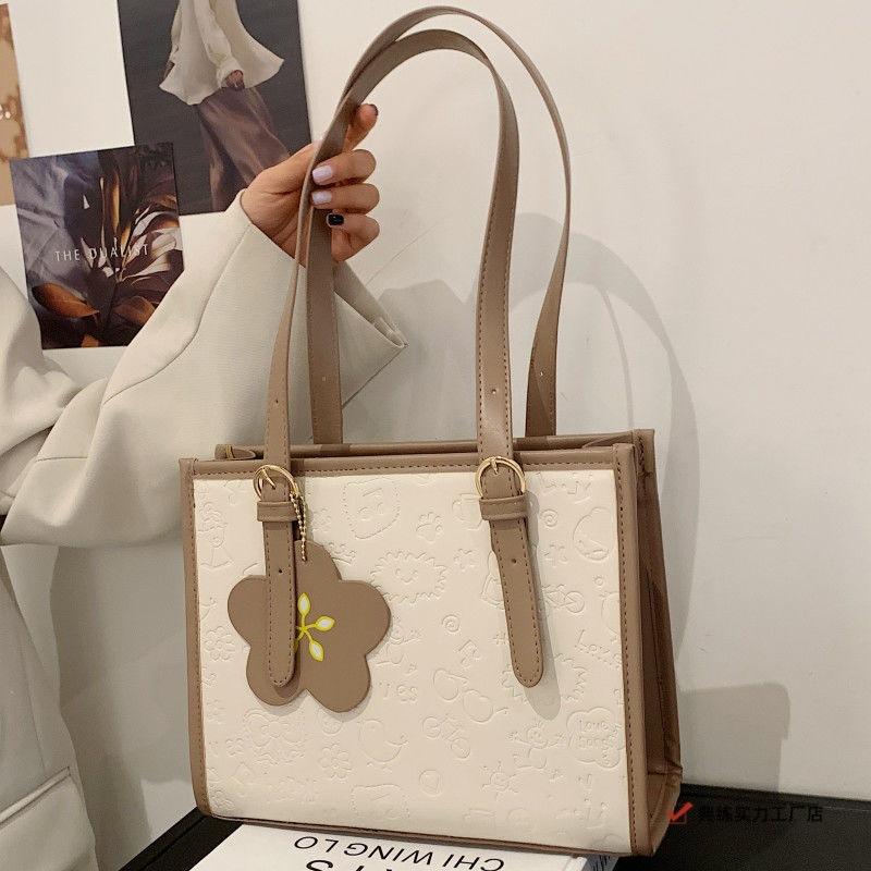 Fashion bag women's summer new trendy large-capacity tote bag French niche high-end shoulder bag
