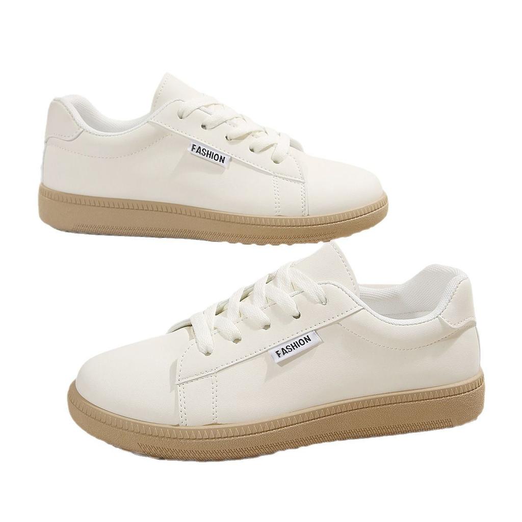 Маленькие белые туфли женские 2025 весна и лето импортные новые туфли женские туфли повседневная спортивная обувь однотонные белые туфли