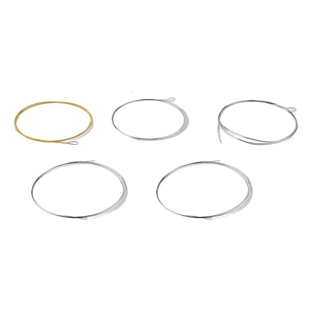 Stainless Steel Material 5 String Banjo Strings Stainless Steel Strings For Banjo Playing