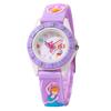 Children's Watch Cartoon Ballet Girl Design Quartz Watch Fashion Purple Silicone Girl Student Gift Wristwatch