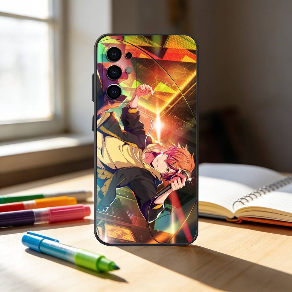 A-Акито Синономе T-Тоя Аояги Чехол для телефона для Samsung S25,S24,S21,S22,S23,S30,Ultra,S20,Plus,Fe,Note,10,9,5G Черный Чехол
