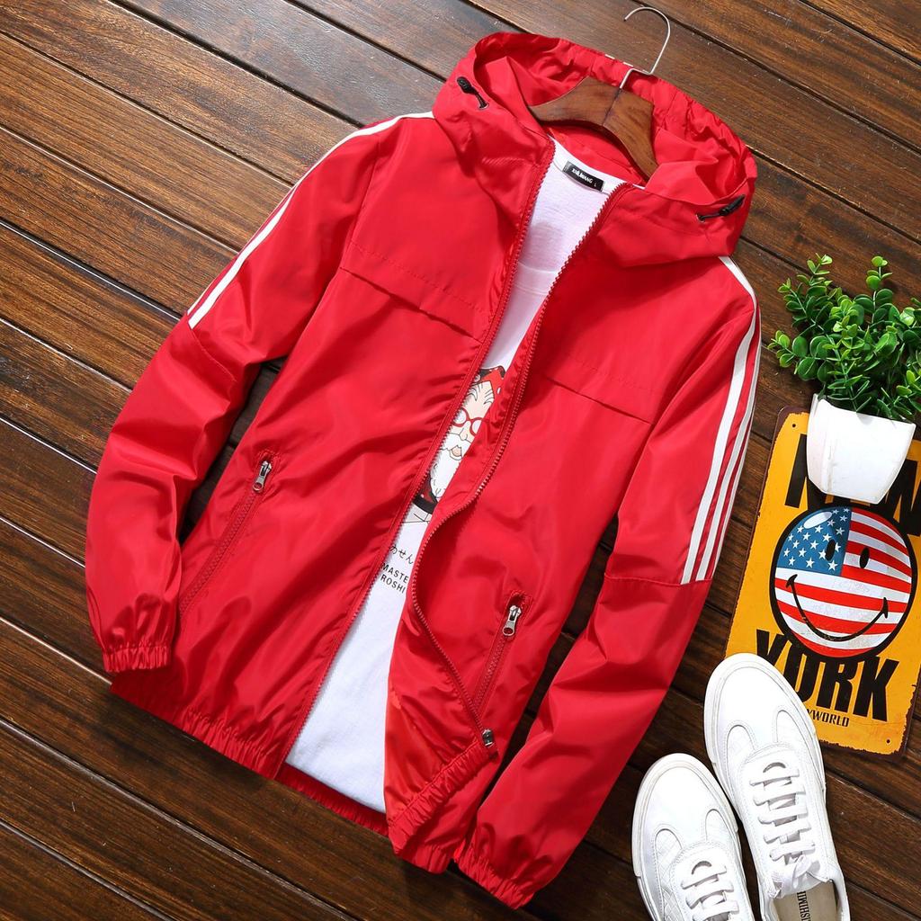 Spring Jacket Men Spring and Autumn Korean Version of The Trend of Handsome Students Sports Men's Jacket Casual On Clothes