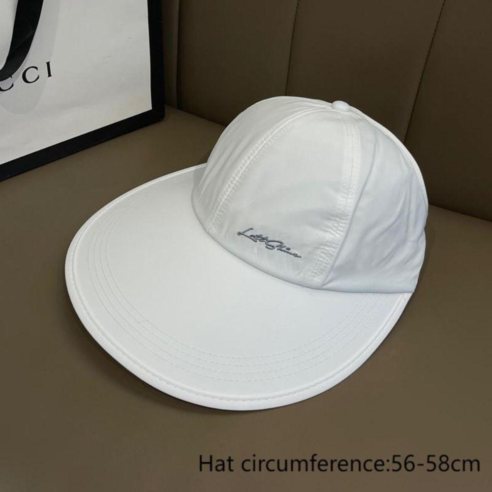 Wide Brim Baseball Cap Breathable Sun Hat New Ponytail Hat Golf Wear