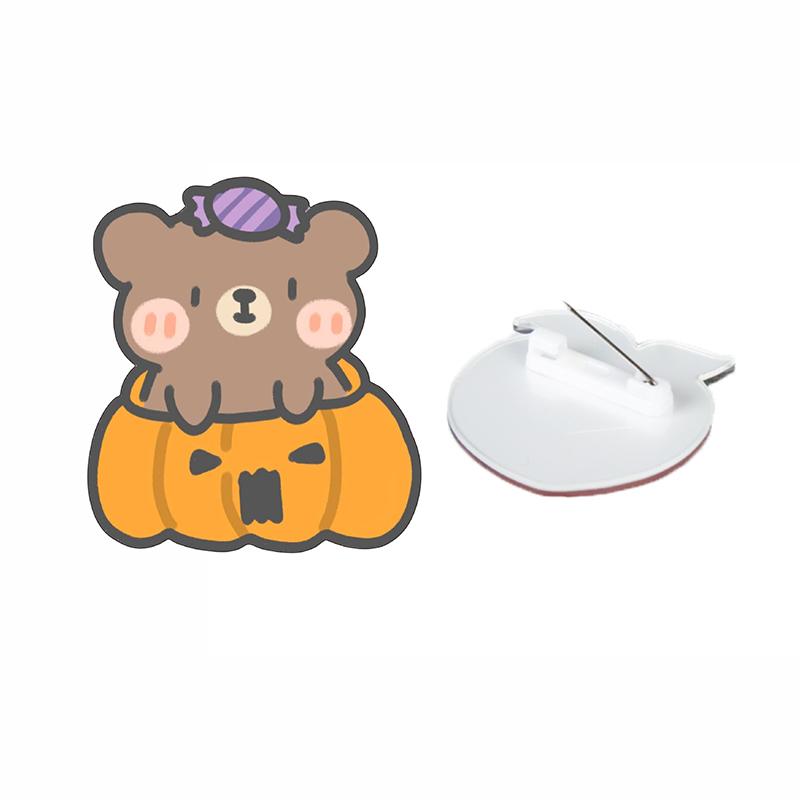 Акриловая брошь в корейском стиле, булавки с героями мультфильмов, аниме, милый персонализированный значок, популярные подарки, корсаж для женщин, ювелирные изделия