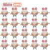 1-20PCS Easter Plush Bunny Hanging Pendant Ugly Cute Butt Peach Rabbit Doll Toy Playful Ornament Novelty Gift