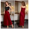 Женская новая роскошная коллекция Midnight Lace Love Heart Halter Long Night Gown Sexy Wind Sleepwear