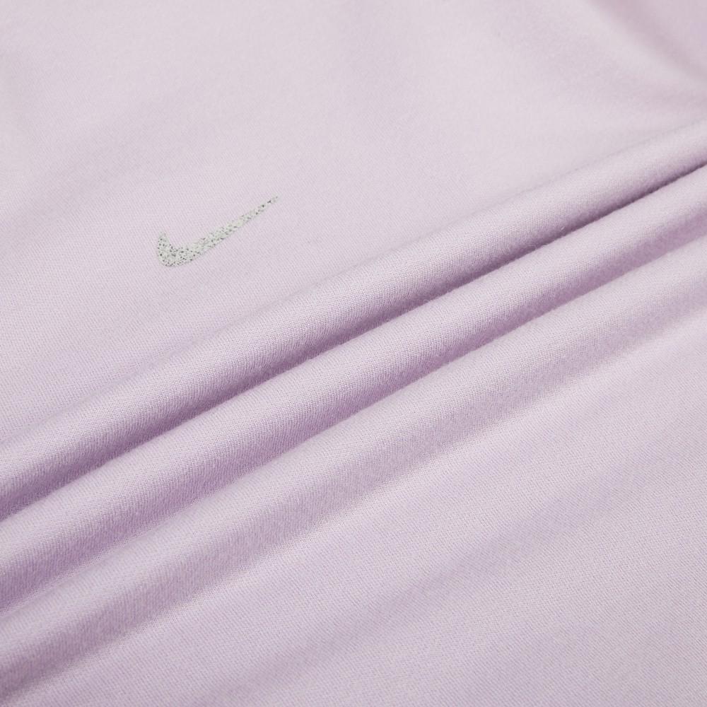 Nike Yoga Luxe Solid Short укороченная толстовка с длинным рукавом для женщин, цвет пыльно-розовый DM6982-530