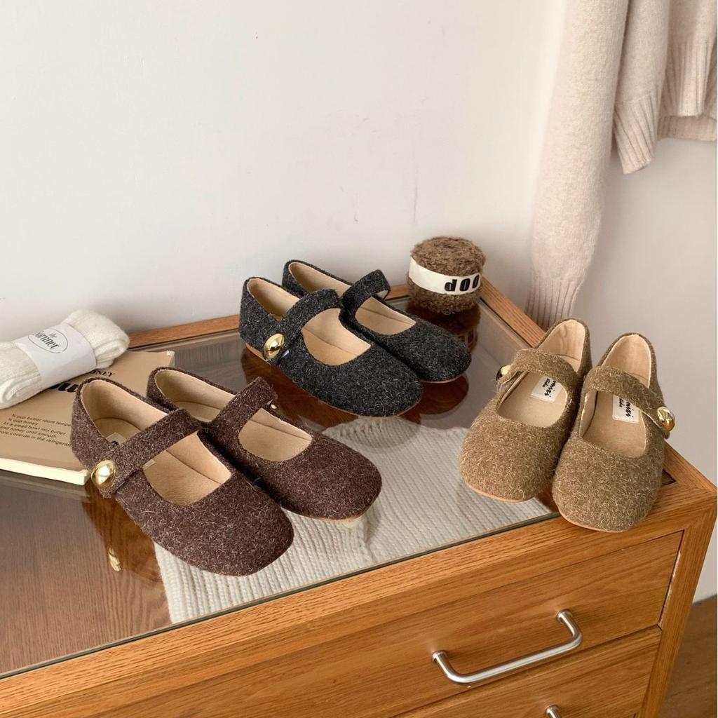 Поздний вечерний ветер, серый круглый носок, обувь на мягкой подошве, женская осенне-зимняя верхняя одежда, ретро Мэри Джейн, одинарная обувь