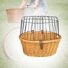 Bike Basket Handwoven Basket, Cycle Handlebar Front Pet Carrier for
