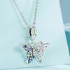 Barbie Symphony Butterfly Temperament and High-end Feeling#Good Luck S925 Silver Necklace Women's Style ZJYXL-YS-087