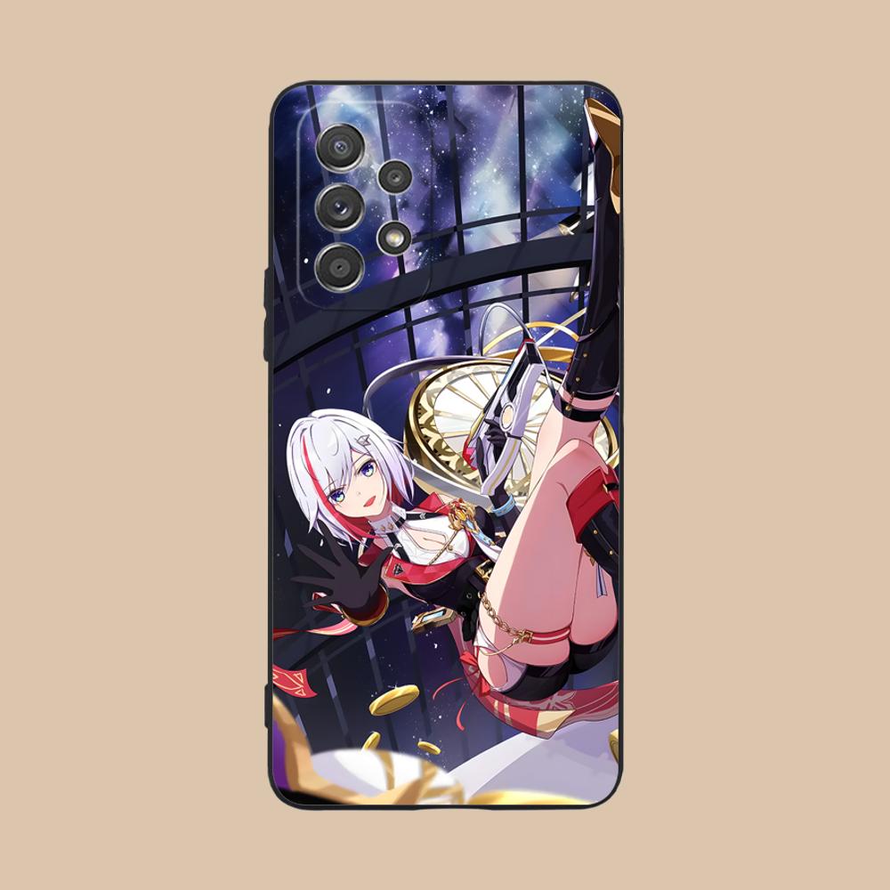 HSR Топаз Матовый ТПУ Чехол для Мобильного Телефона для Samsung Galaxy A56 55 54 53 52 51 36 35 34 23 16 15 5G Цветной Чехол