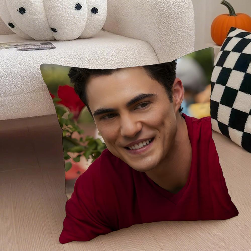 PPaxton HallYoshida Cushion Cover Throw Pillow Cover Hidden Button Durable Polyester Chair Cushion