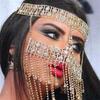 Instagram Bloggers Promote Sexy and Exaggerated Rhinestone Tassel Masks Fashionable Makeup Dance Jewelry Mask Accessories