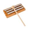 Hand Chime with 3 Tone Bell Percussion Instrument Aluminum Bar Musical Toy Wind Chime for Classroom Prayer Mindfulness School