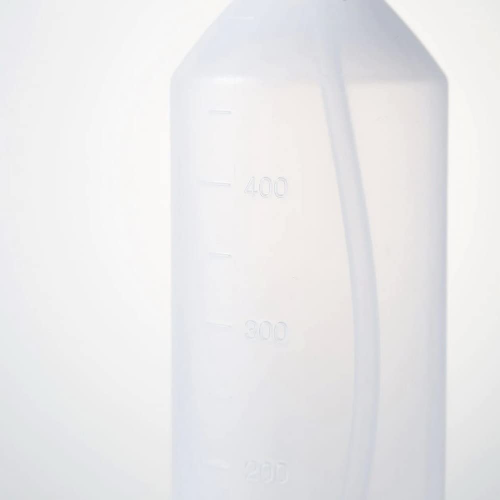 MUJI Прозрачная полиэтиленовая бутылка 500 мл, Диаметр x Высота 27 см, Сопло, 47390315/MJ-PN1, Размеры 6,5 см