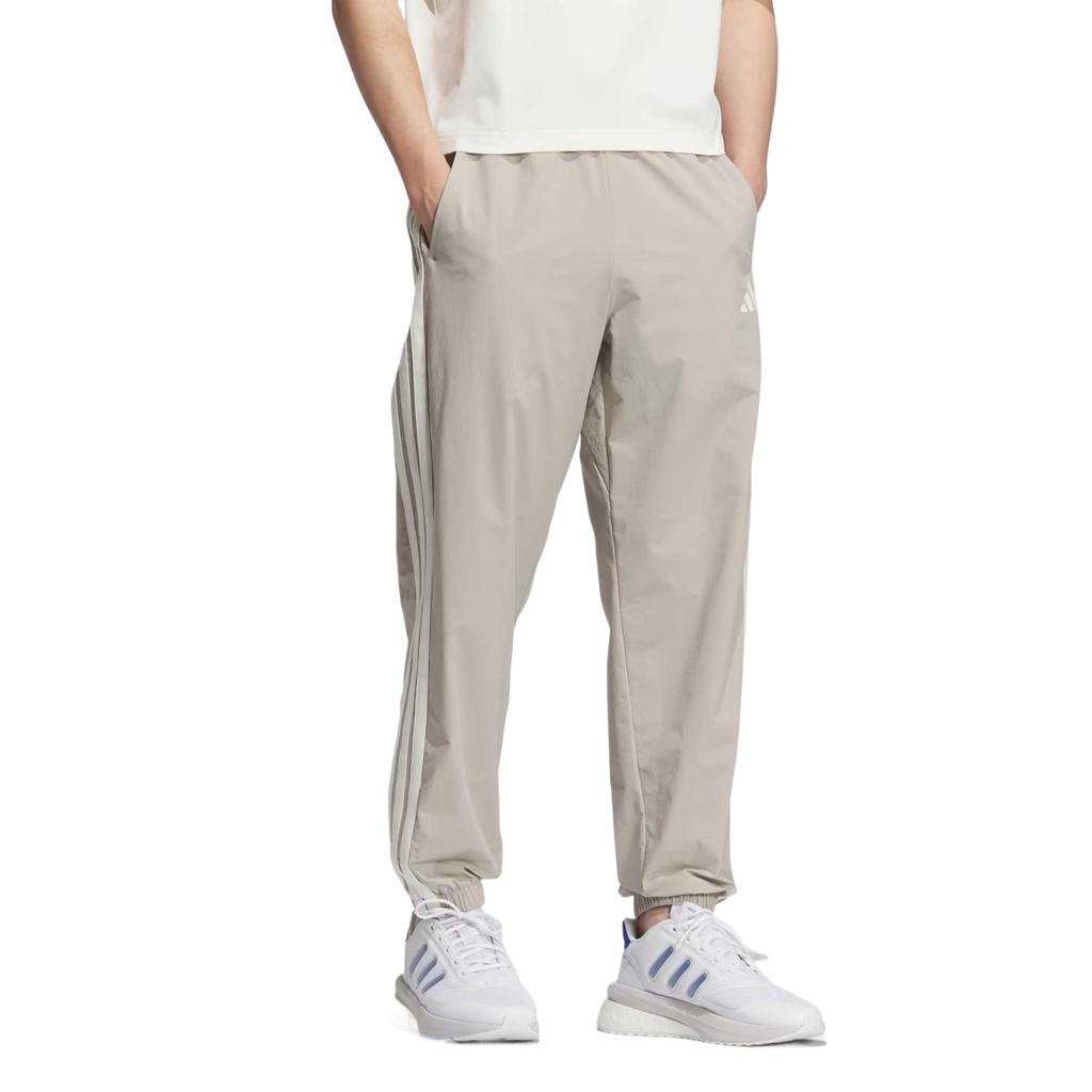 adidas Спортивные вязаные штаны мужские серые с белым KC2842