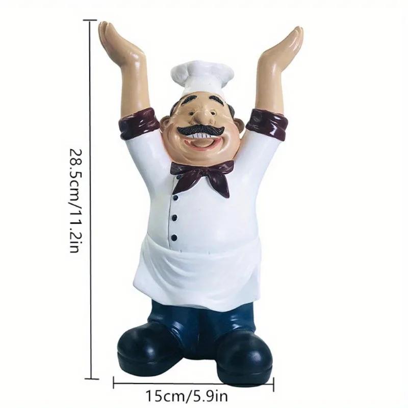 1 шт. Современная простота серии шеф-повара, украшение из смолы, винная стойка, домашний повар, держатель для красного вина, изделия из смолы