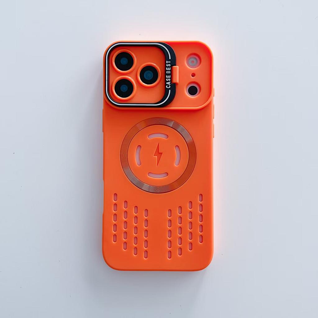 Дышащий Мягкий Задний Чехол для iPhone 17 Air 16 15 14 13 12 11 Pro Max Plus Охлаждающий Теплоотводящий Магнитный PCover для Magsafe