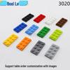 Низкая базовая пластина LEGO-совместимая 2x4 для образовательных строительных блоков