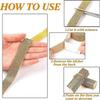 Self-Adhesive Rhinestone Tape, 1 Roll, Suitable for DIY, Car, Home, Wedding (Gold)