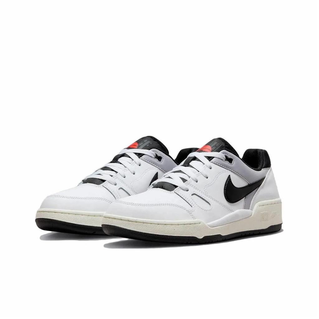 Nike Full Force Synthetic Leather Low Fashion Comfortable Versatile Low-Top Kids Casual Shoes Men Casual Shoes White Black FD1362-101