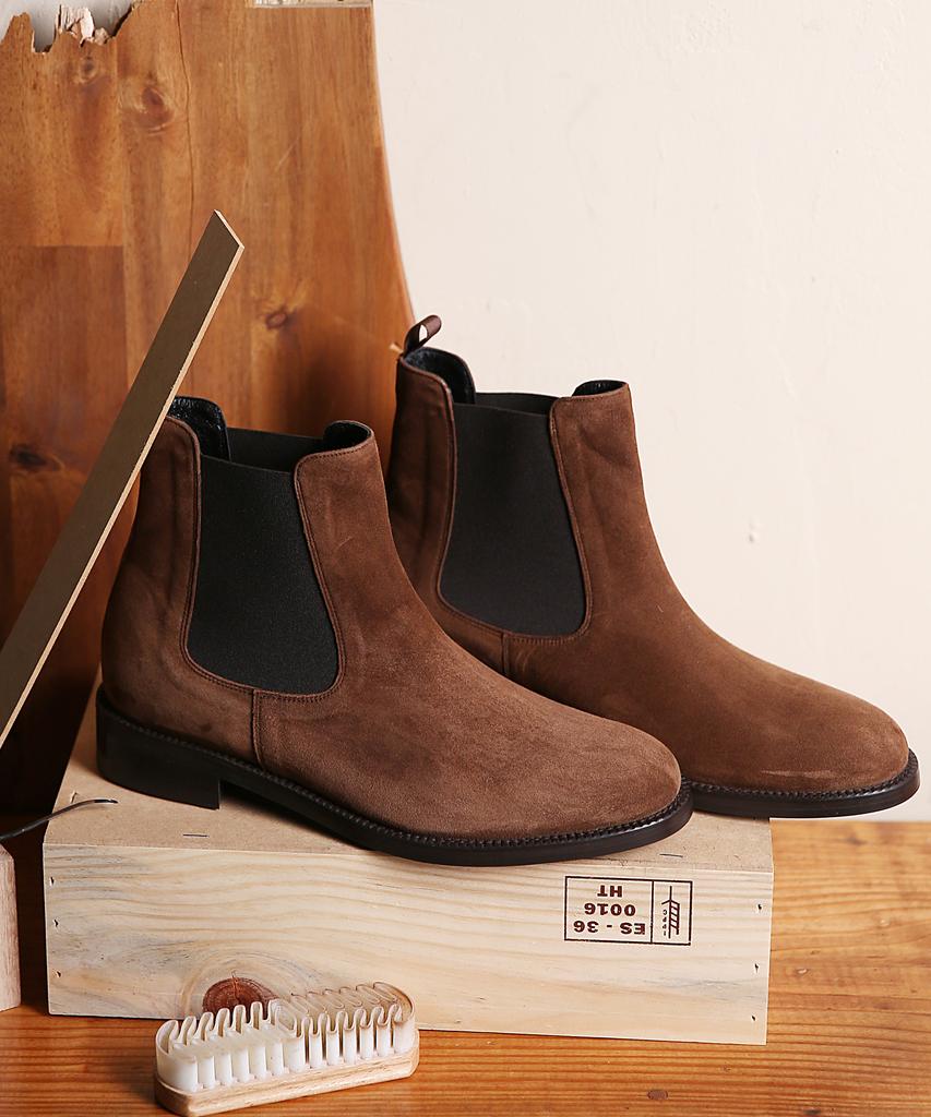 Flap'F Teddy Suede Chelsea Boots Bw