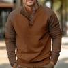 Men's Standing Collar Sweatshirt Is Outdoor Casual Sweaters Tops