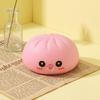 12Pcs Bubble Blowing Steamed Bun Cartoon Dumpling Sensory Toy with Steamer Pinch Fidget Toy Stress Relief
