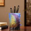Aris & Juno Liuli Handmade Glazed Ox Pen Holder, Soaring Success Desk Organizer, Chinese Zodiac Office Home Decoration, Feng Shui Career Achievement