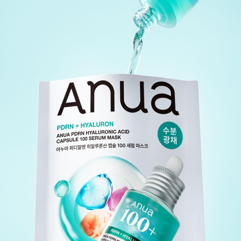 Anua PDRN Serum Sheet Mask Set (5+1pcs) – Hydrating & Skin Care Facial Mask