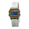 Casio Часы из Специальной Коллекции с Электронным Механизмом и Силиконовым Ремешком Женские Часы Золотой Циферблат A158WEA-9