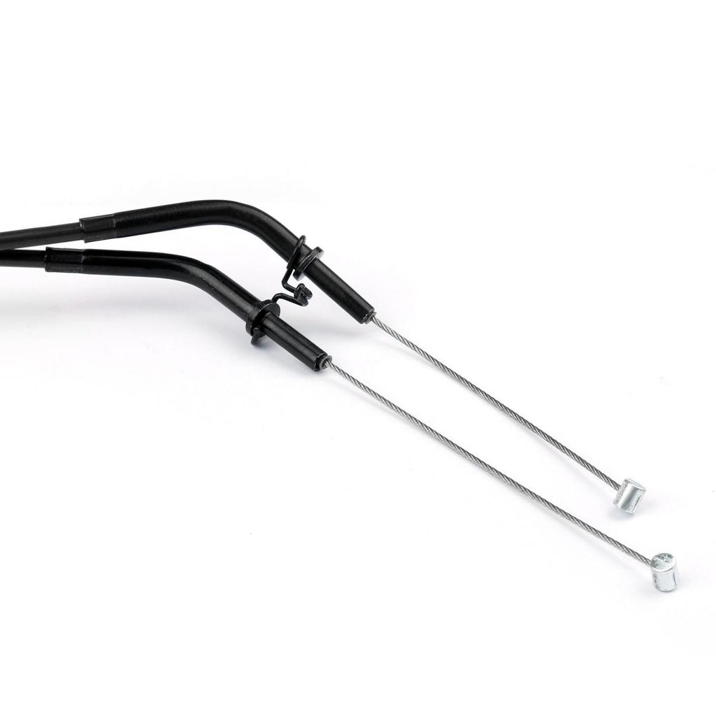 Трос газа толкающий/тянущий тросик для Kawasaki Z1000 2011-2013 черный