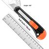 Utility Knife Box Cutter Retractable, Compact Box Knife for Cartons, Cardboard and Boxes