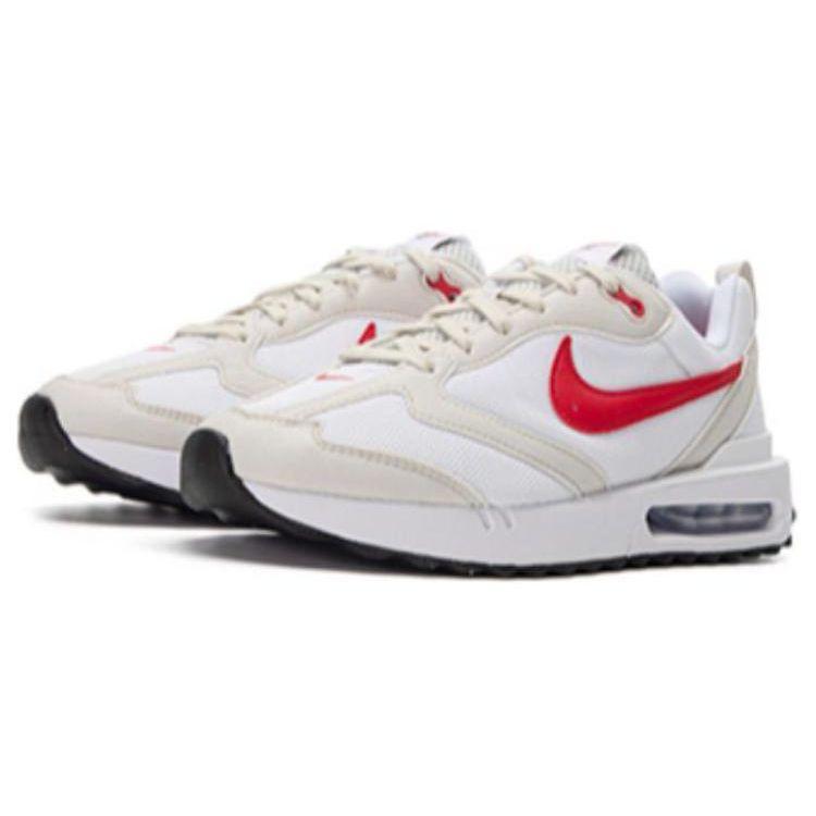 Nike Air Max Dawn Light Bone University Красные мужские кроссовки Белые Черные DQ3991-100