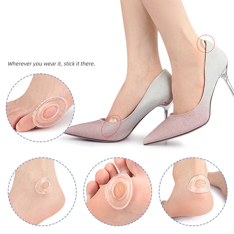 4 шт. водонепроницаемые подушечки для пальцев ног овальные гелевые подушечки для мозолей от натирания многоразовые наклейки для мозолей защита от мозолей