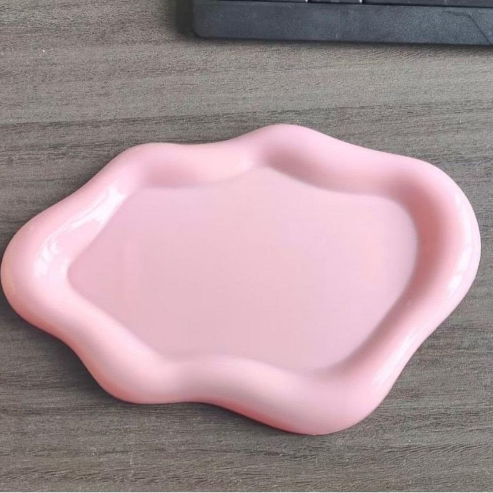 Mini Jewelry Tray Cloud Shape Jewelry Display Plate Ins Storage Plate Watches/Keys Storage