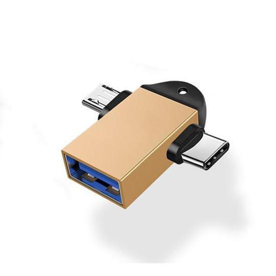 USB 3.1 5 Гбит/с преобразователи передачи данных 2-в-1 адаптер Micro USB OTG Type-C для планшета с жестким диском телефона