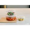 Hario Heat-Resistant Glass Storage Container, Round, 600ml, MST-60-TW