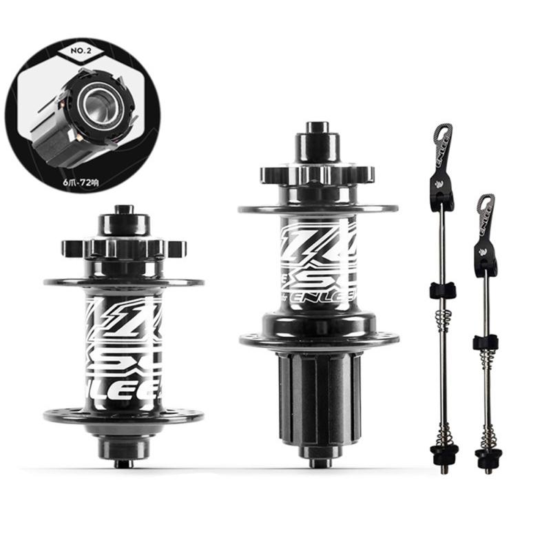 Ступица для горного велосипеда из алюминиевого сплава, 6 гвоздей, 5 подшипников, 32 отверстия, 8–11 скоростей, быстросъемная ступица дискового тормоза