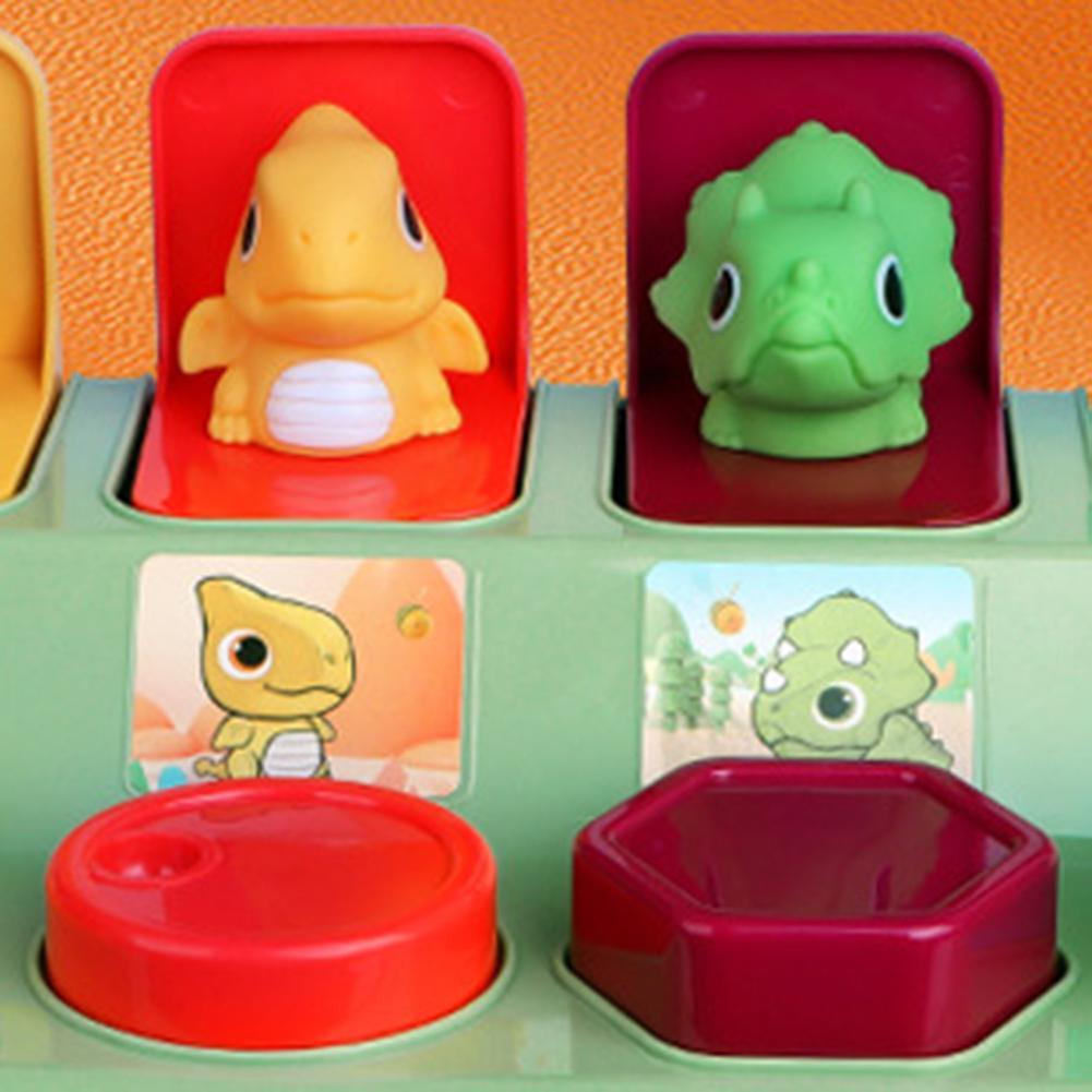 4 Mini Dinosaur Plastic Box Shock-Resistant Durable Dinosaur Toy Intellectual Early Education Toy Boxs