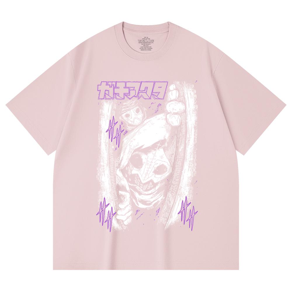 230 Gsm 100% Cotton Gachiakuta V9 Print Unisex Heavy Cotton T Shirt