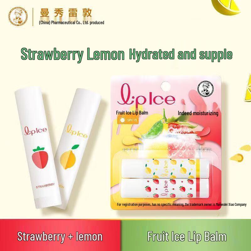 Mentholatum Фруктовый дуэт бальзамов для губ