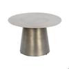 Table D'appoint - DKD Home Decor - Métal - Gris Foncé - Doré - Contemporain