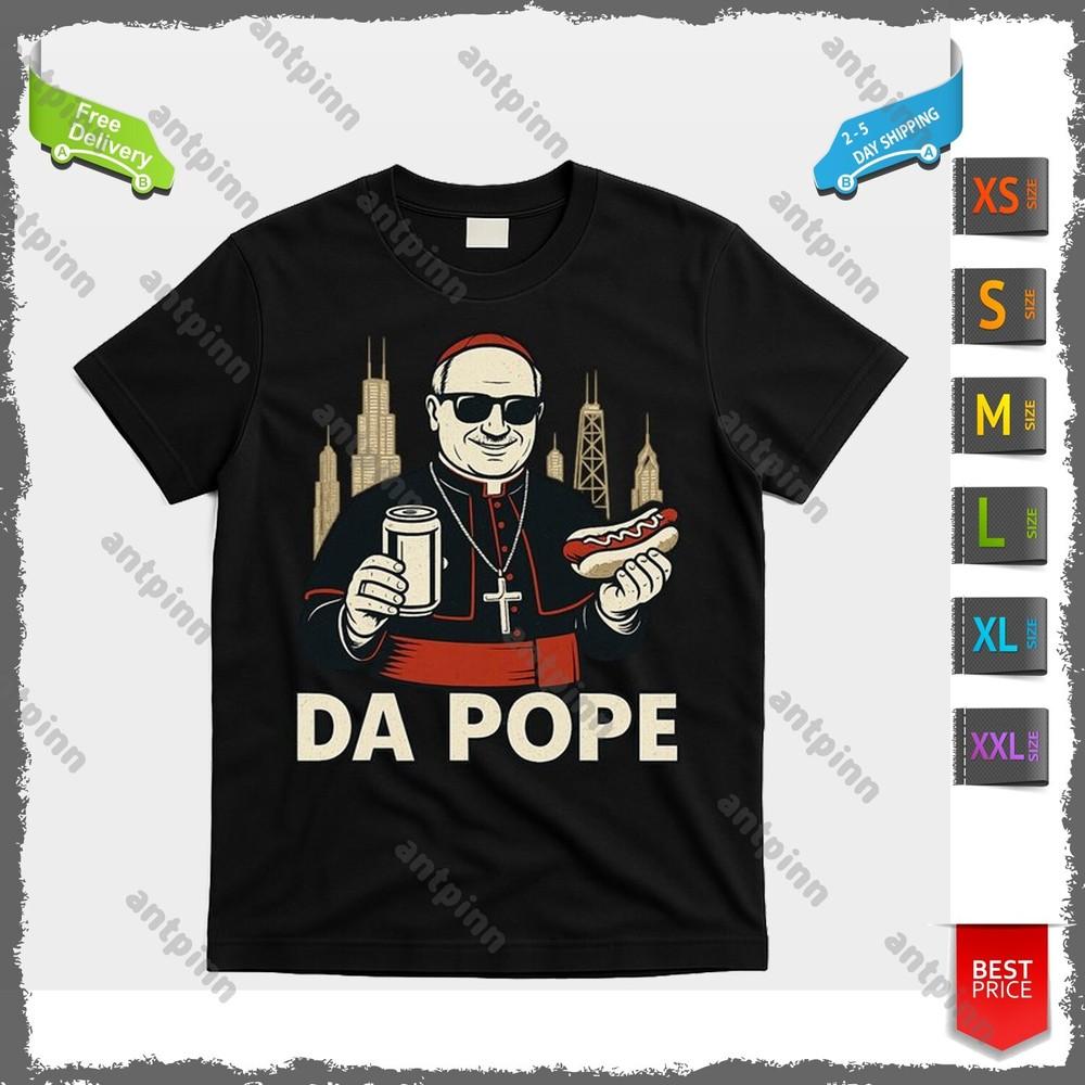 Da Pope From America Chicago Pope Leo XIV T-Shirt Unisex Unisex T-Shirt