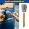 Кисть для рисования Yousheng с деревянной ручкой, высококачественная синтетическая щетина, портативная многоразовая универсальная кисть для рисования своими руками