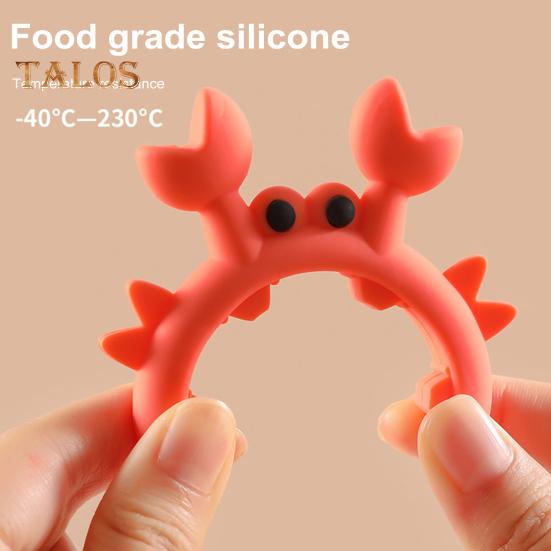 1/2 шт. силиконовый держатель для лопатки в форме краба, подставка для ложки, не допускающая ожогов, для кастрюли, неперфорированная подставка для вилок, кухонный гаджет