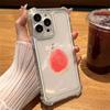Милый чехол для телефона с фруктами, мягкий, противоударный, для iphone 17 pro max 16 plus 15 14 13 11, силиконовая задняя крышка для iphone 12 pro xr, бампер