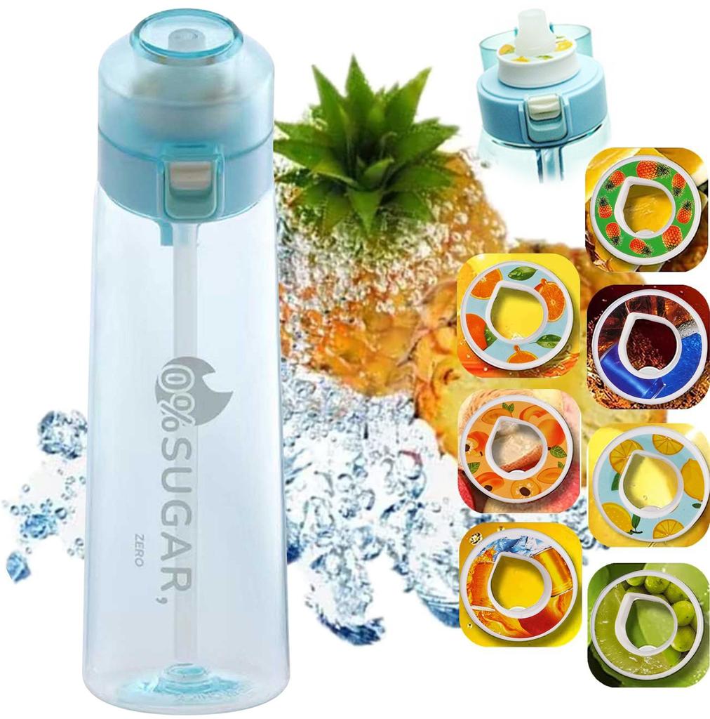 Bottle Set , Drinking Bottle 60 Ml With Flavoured Pods , Set For Gym Fitness , School